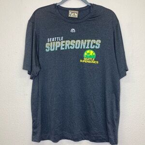 Majestic Hardwood Classics Seattle Supersonics Tee Men's XL
